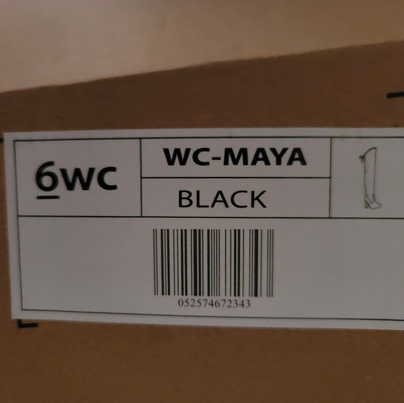 Journee Collection black Maya over the knee boots size 6WC - Picture 5 of 5